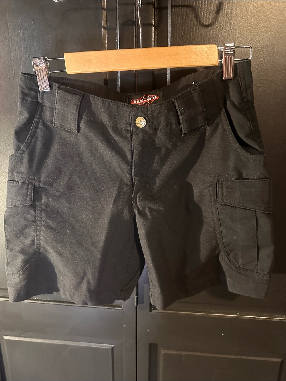 Tru-Spec Black Tactical shorts- Classic Fit